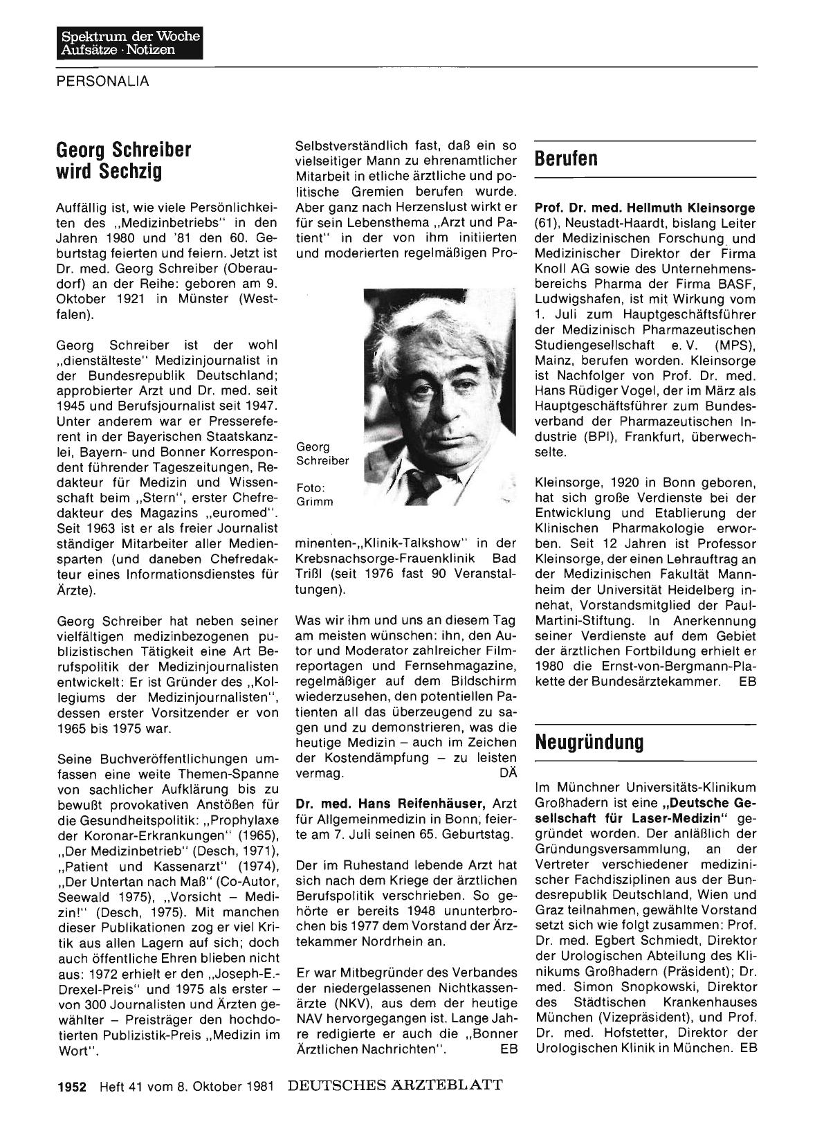 Vorschauseite 1: Berufen