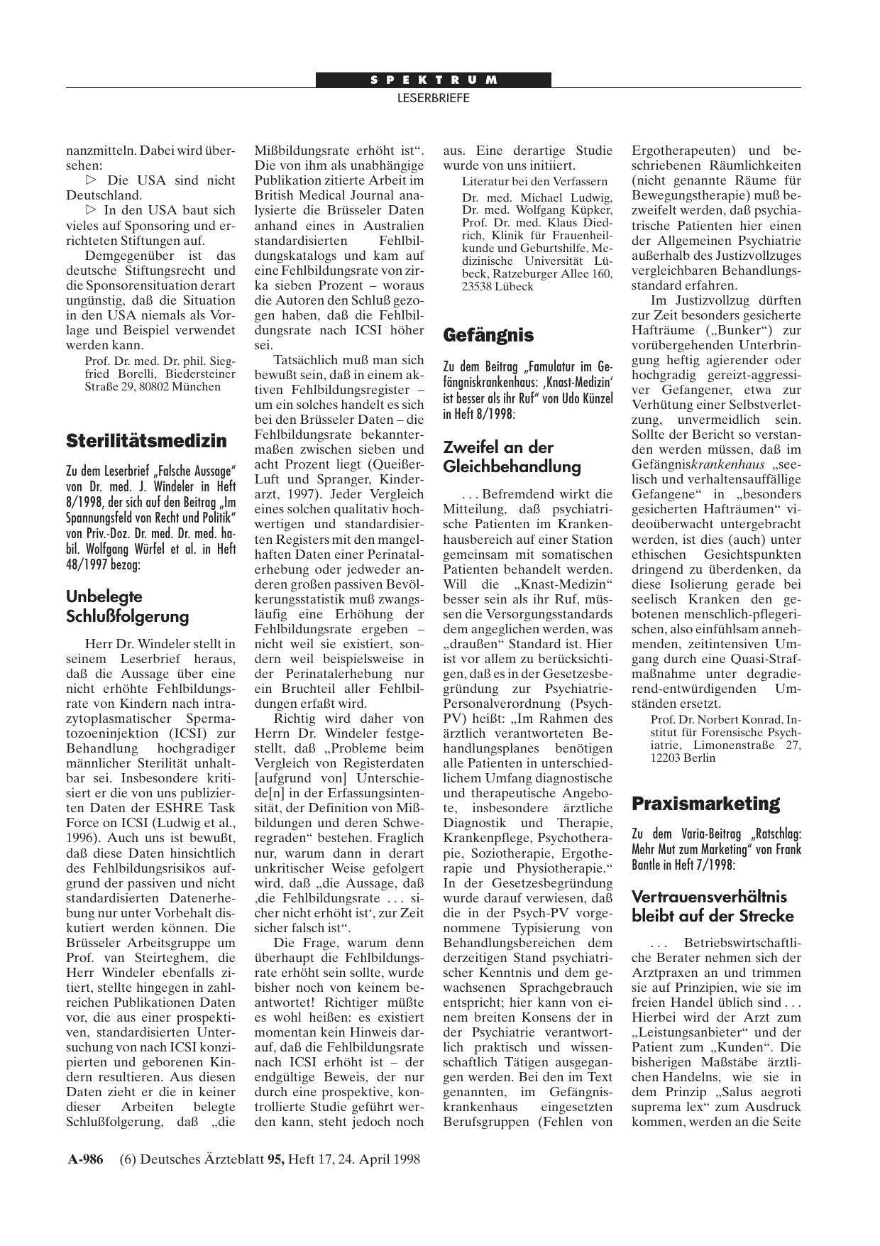 Vorschauseite 1: Praxismarketing: Vertrauensverhältnis bleibt auf der Strecke