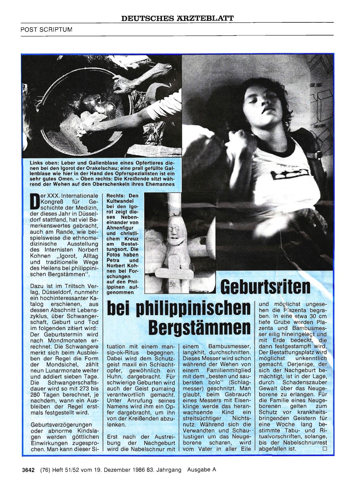Vorschauseite 1: Geburtsriten bei philippinischen Bergstämmen