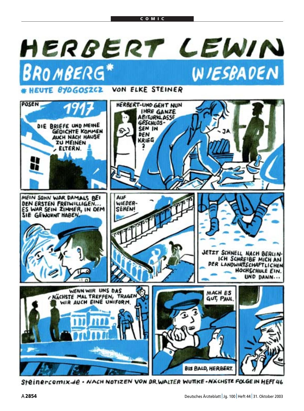 Vorschauseite 1: Herbert Lewin