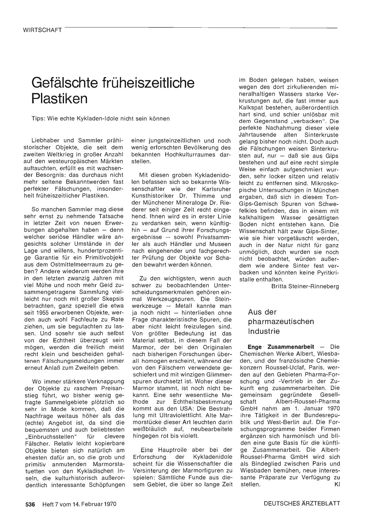 Vorschauseite 1: Gefälschte früheiszeitliche Plastiken