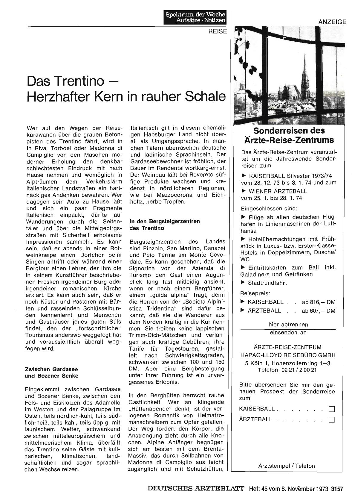 Vorschauseite 1: Das Trentino — Herzhafter Kern in rauher Schale