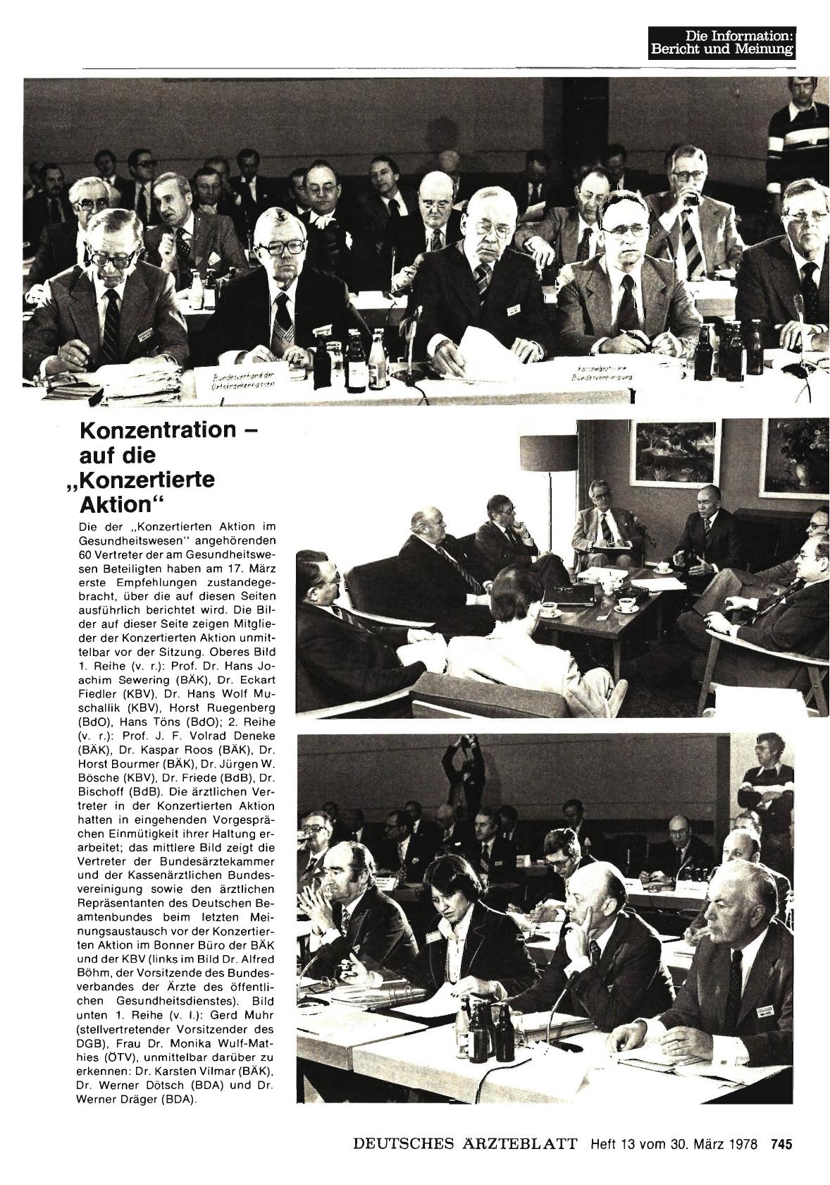 Vorschauseite 1: Konzentration - auf die „Konzertierte Aktion“