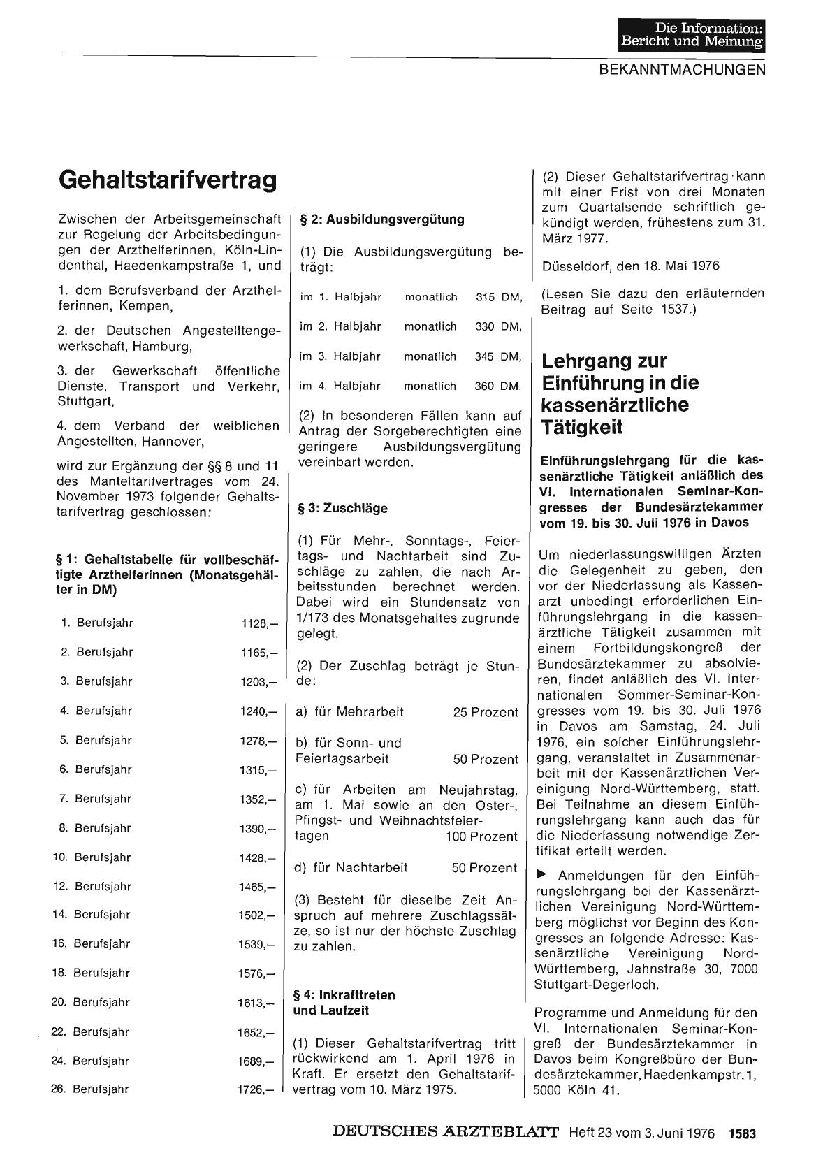 Vorschauseite 1: Lehrgang zur Einführung in die kassenärztliche Tätigkeit