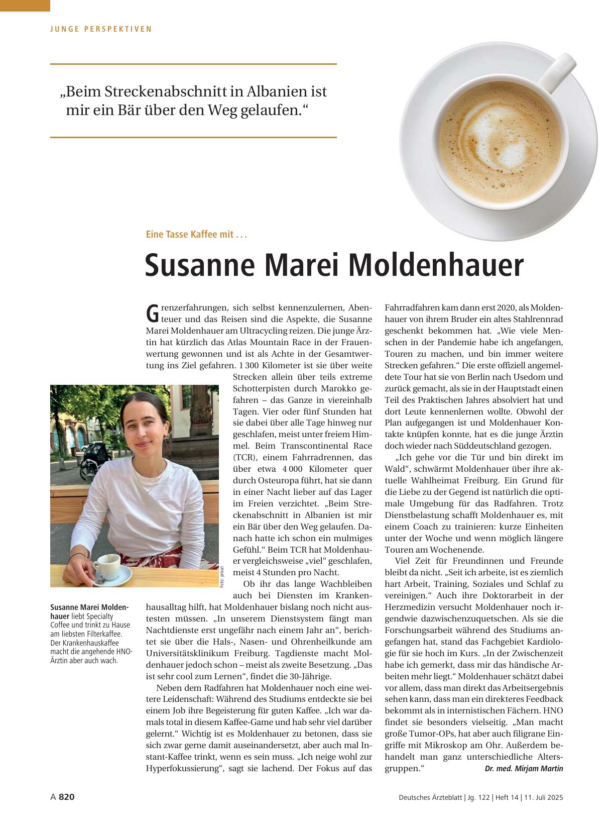 Vorschauseite 1: Eine Tasse Kaffee mit. .. Susanne Marei Moldenhauer