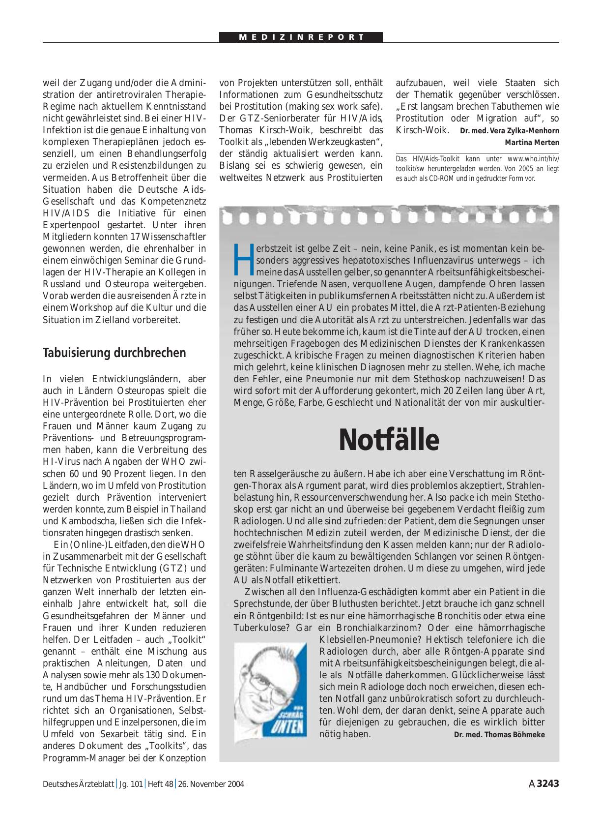 Vorschauseite 1: Notfälle