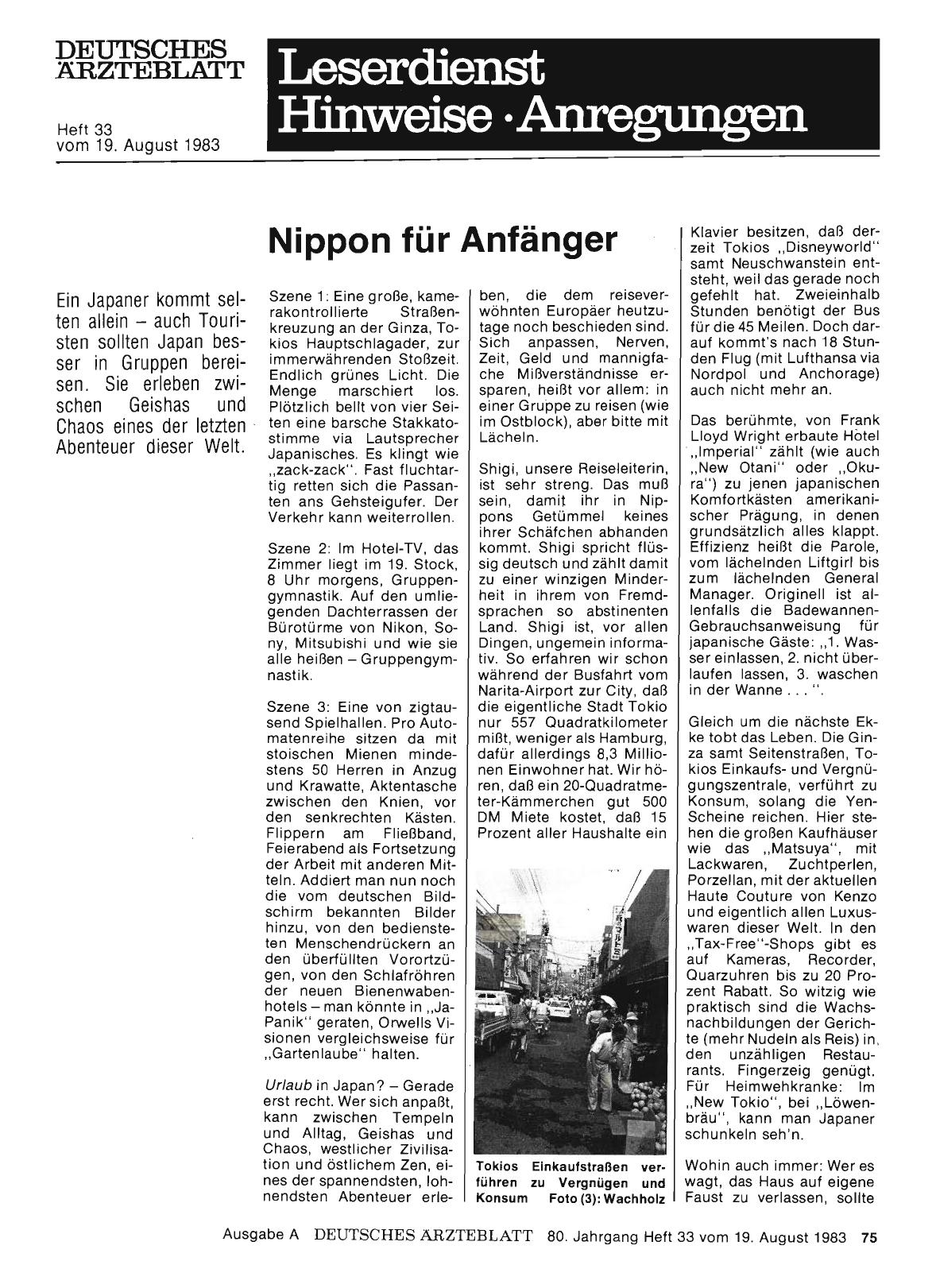 Vorschauseite 1: Nippon für Anfänger