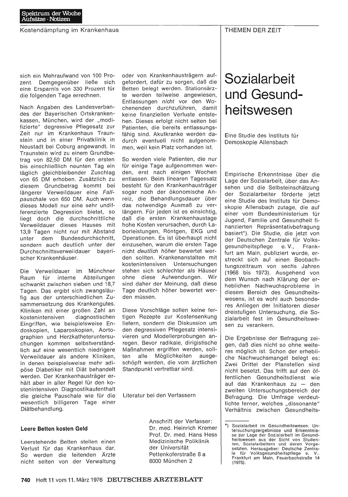 Vorschauseite 1: Sozialarbeit und Gesundheitswesen