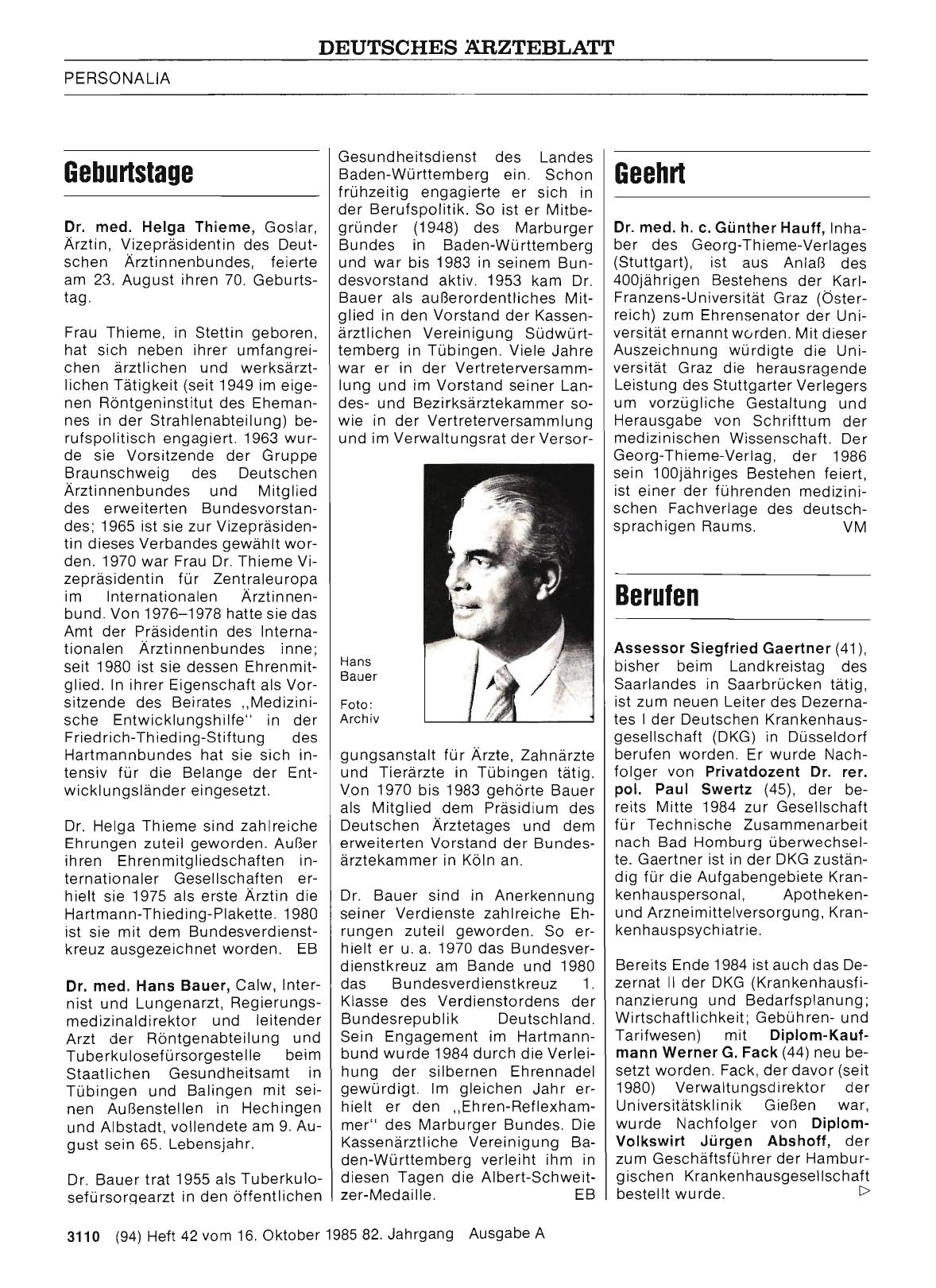Vorschauseite 1: Geburtstage