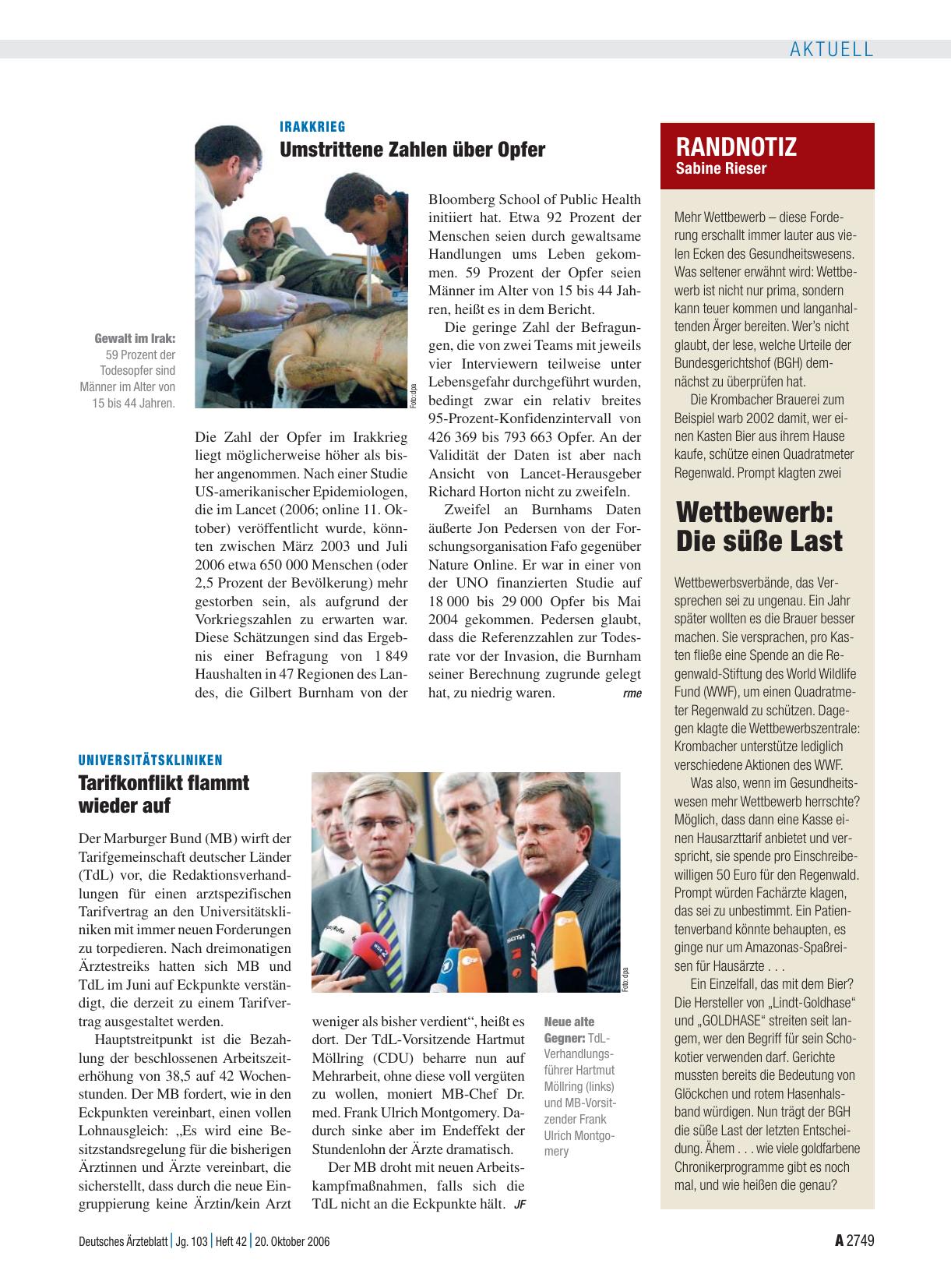 Vorschauseite 1: RANDNOTIZ: Wettbewerb – Die süße Last
