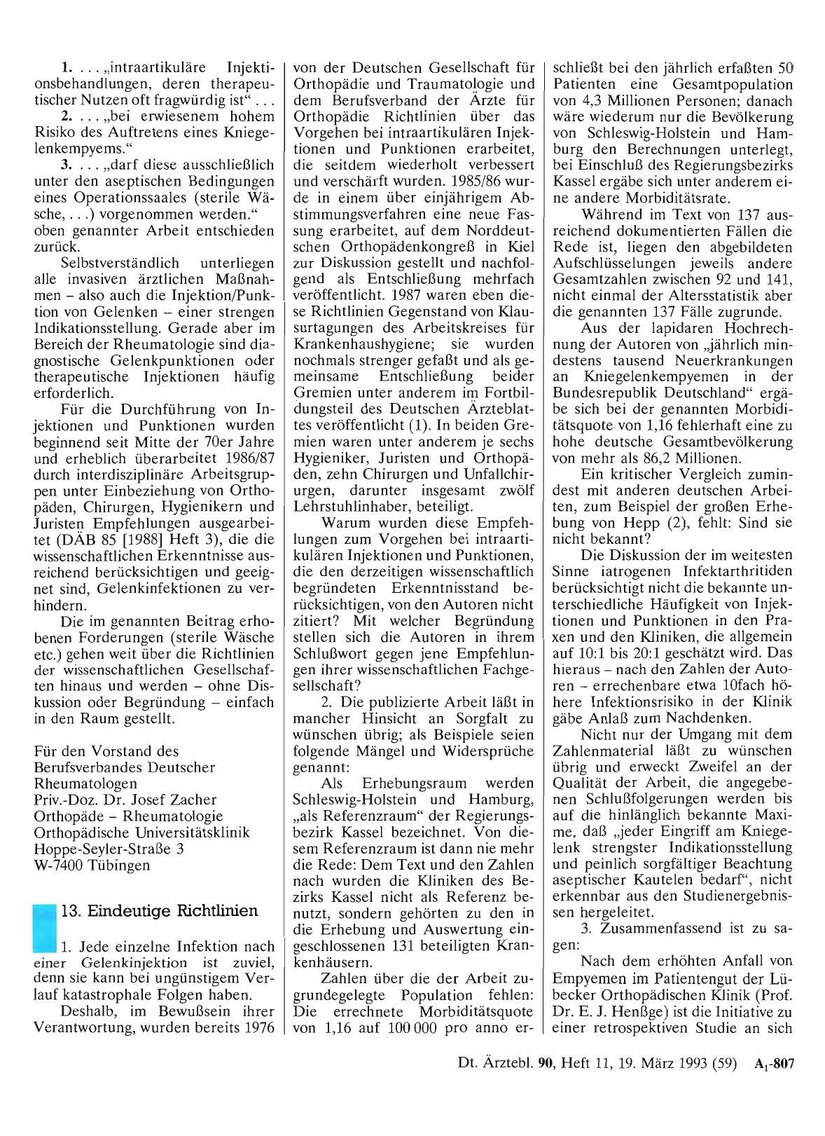Vorschauseite 1: Epidemiologie von Kniegelenkempyemen: 13. Eindeutige Richtlinien