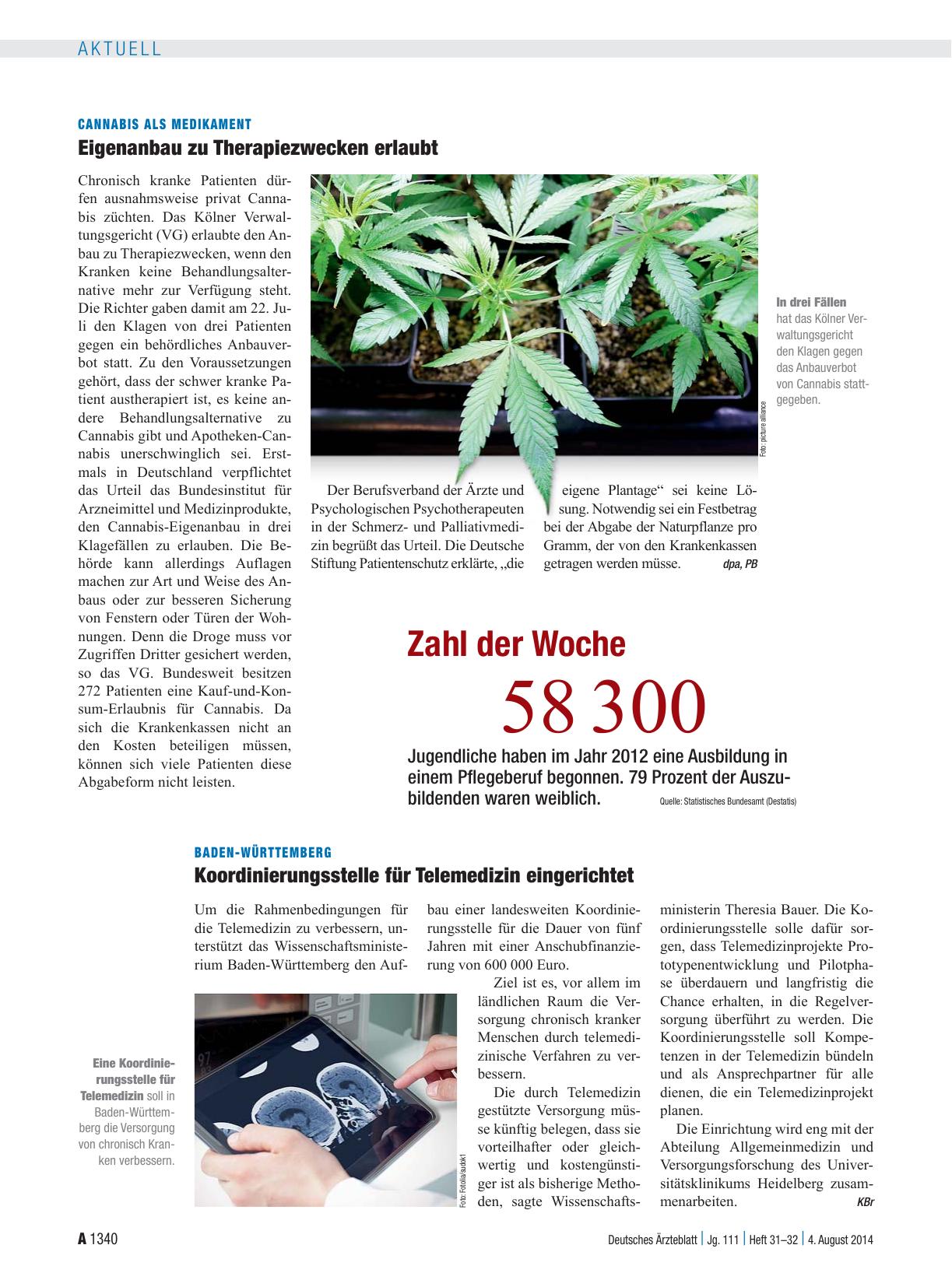 Vorschauseite 1: Zahl der Woche 58 300