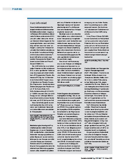 Vorschauseite 1: Kurz informiert.