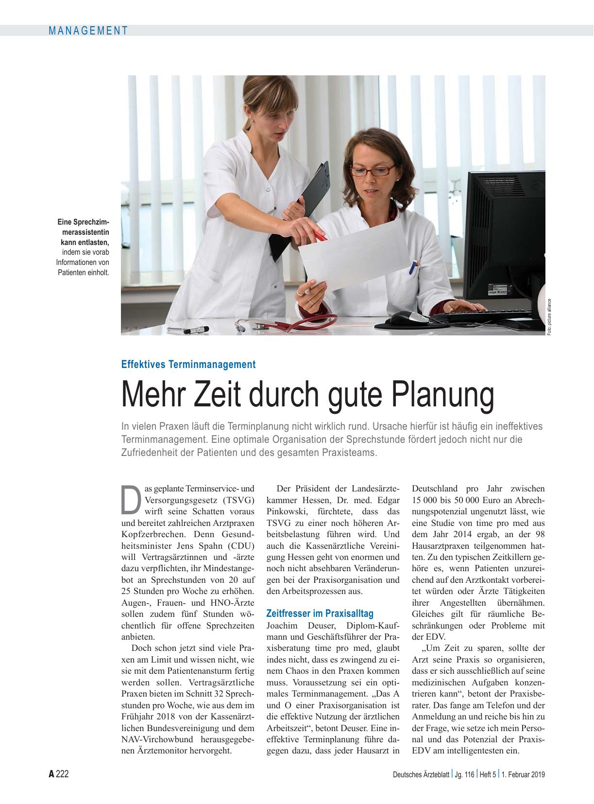 Vorschauseite 1: Effektives Terminmanagement: Mehr Zeit durch gute Planung