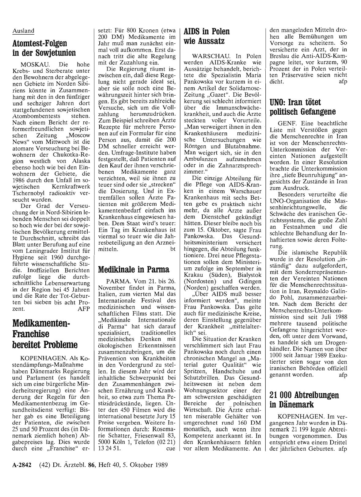 Vorschauseite 1: AIDS in Polen wie Aussatz