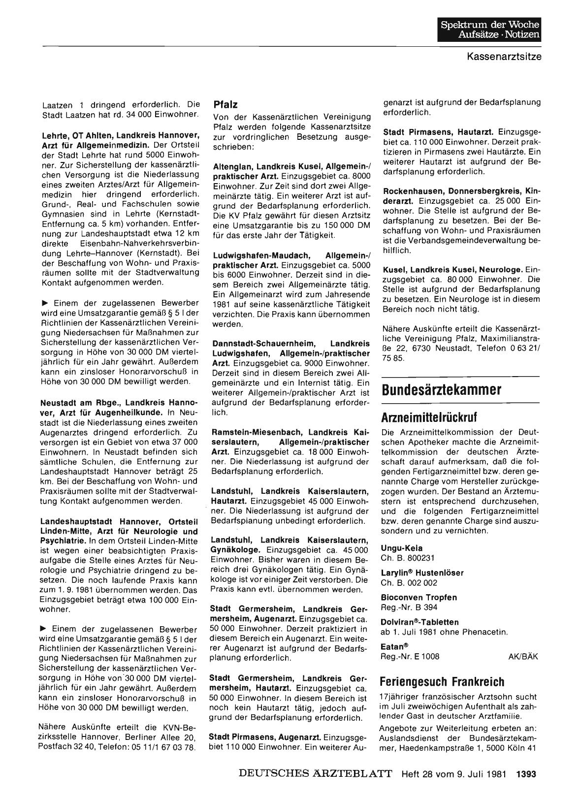 Vorschauseite 1: Bundesärztekammer
