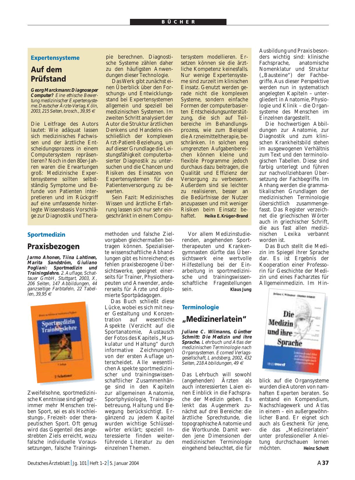Vorschauseite 1: Diagnose per Computer?