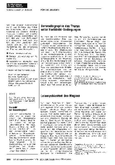 Vorschauseite 1: Vorsicht bei Nasentropfen!