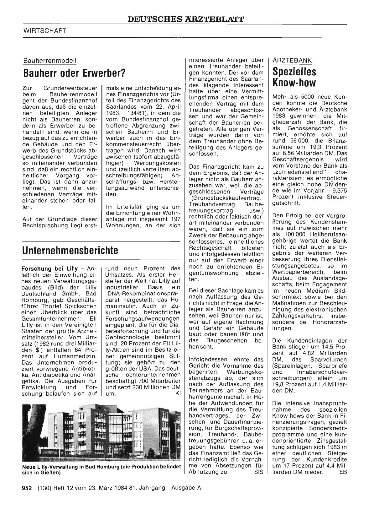 Vorschauseite 1: Bauherrenmodell: Bauherr oder Erwerber?
