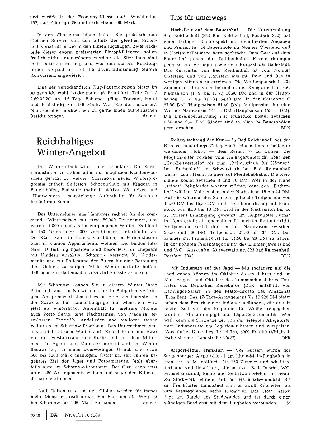 Vorschauseite 1: Tips für unterwegs