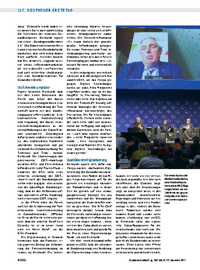 Vorschauseite 2: Gesundheitspolitik: Mehr Engagement gefordert