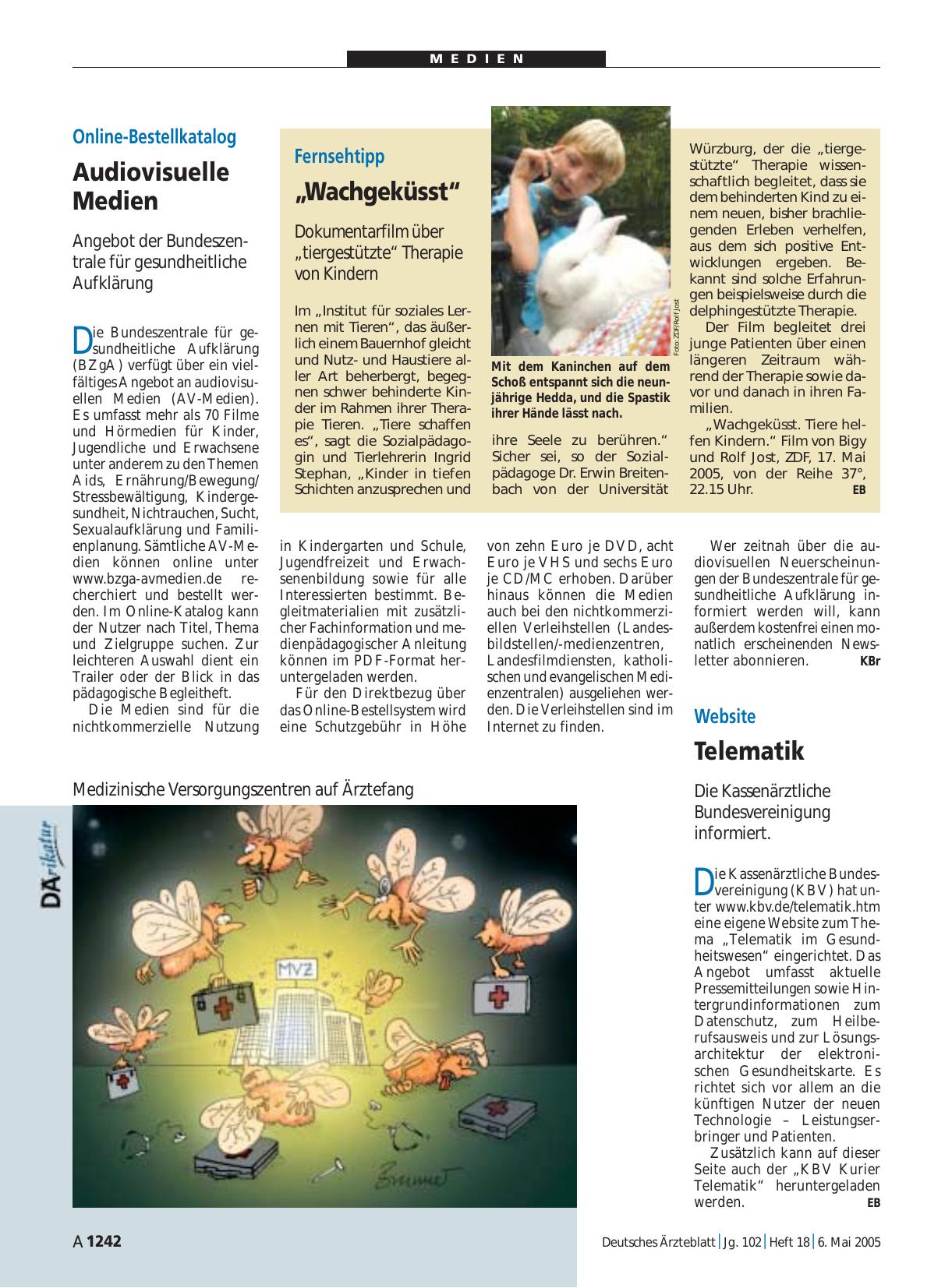 Vorschauseite 1: Website: Telematik