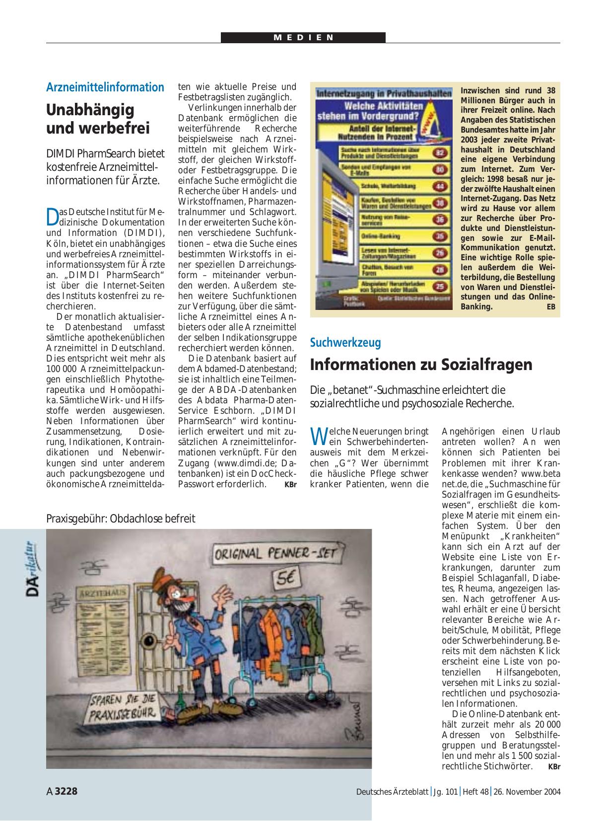 Vorschauseite 1: Internetzugang in Privathaushalten