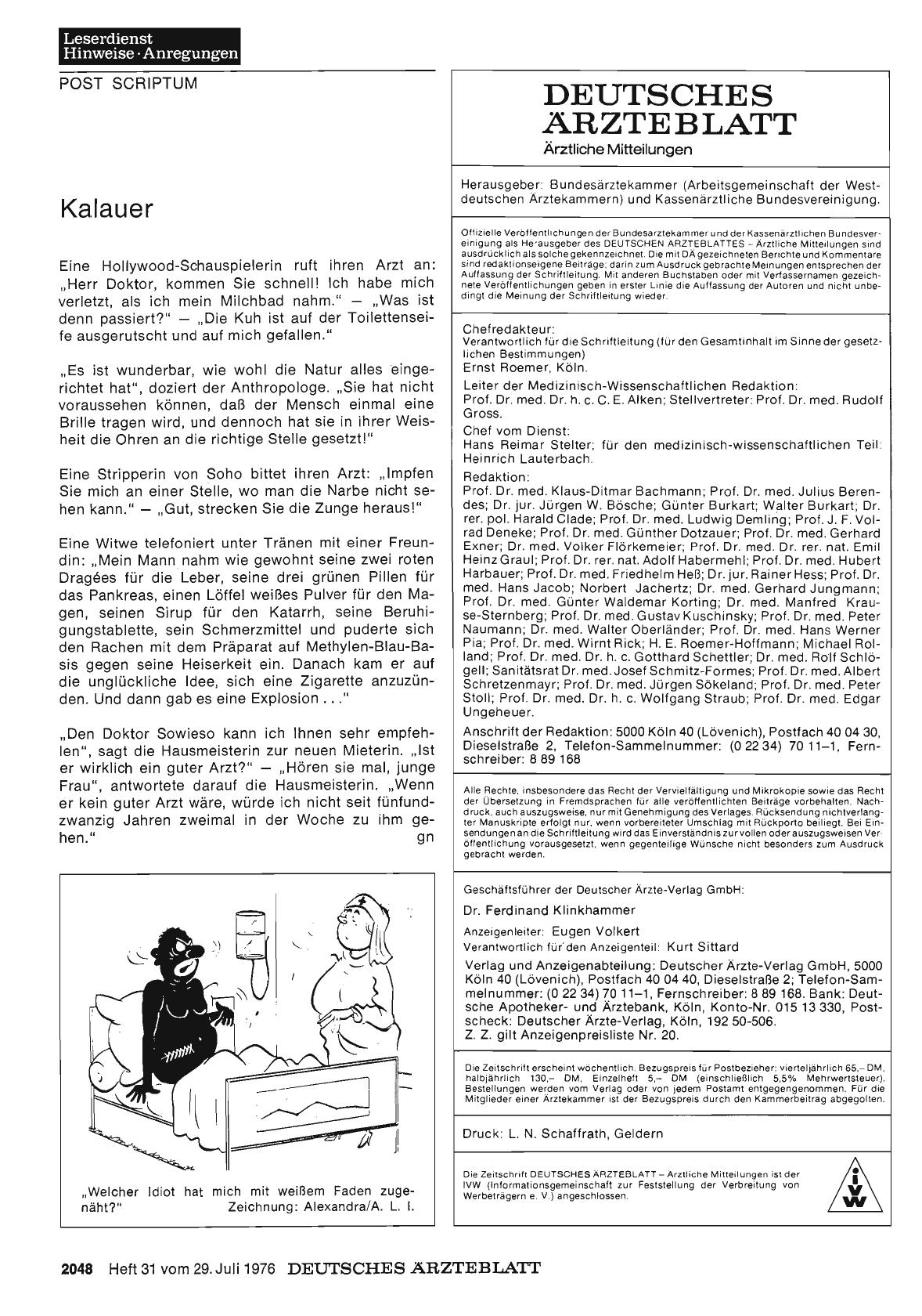 Vorschauseite 1: Kalauer