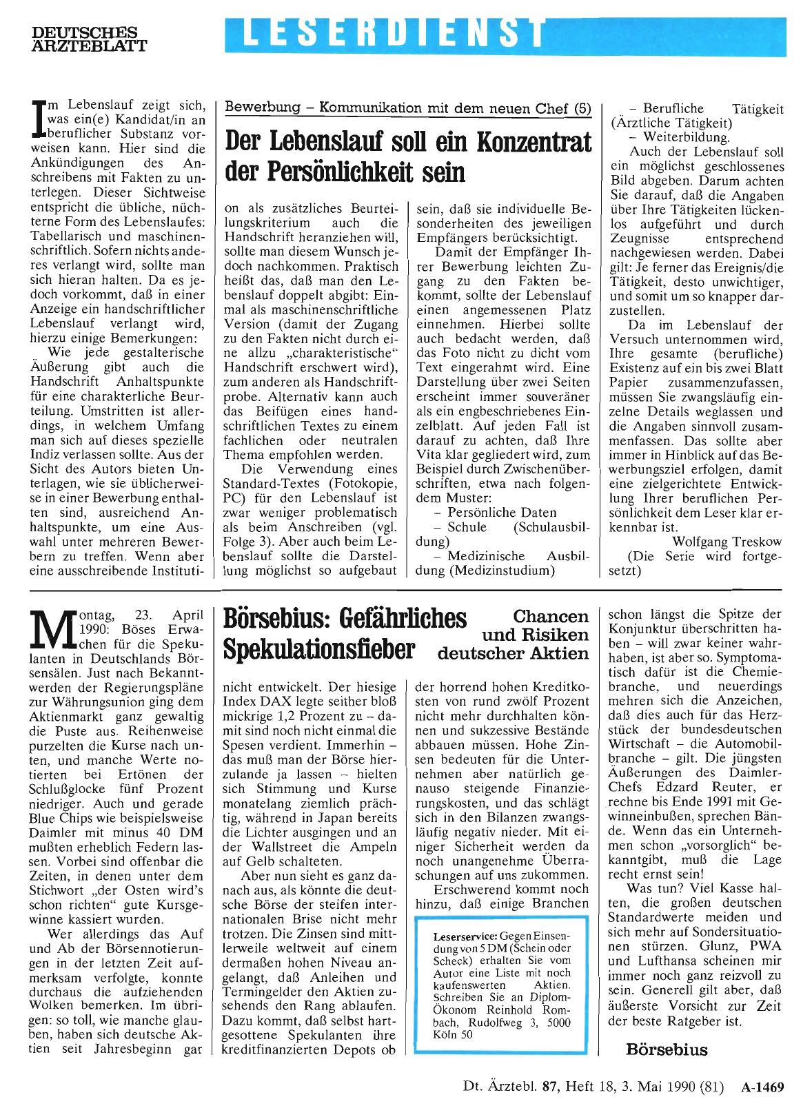 Vorschauseite 1: Börsebius: Gefährliches Spekulationsfieber