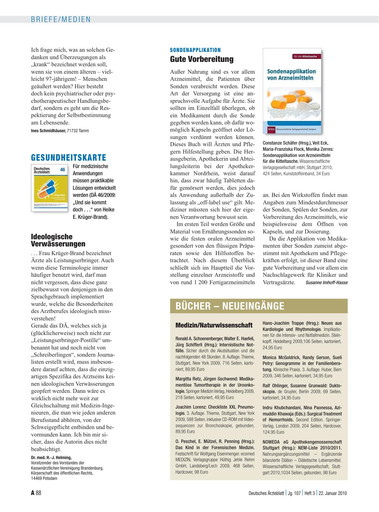Vorschauseite 1: Sondenapplikation: Gute Vorbereitung