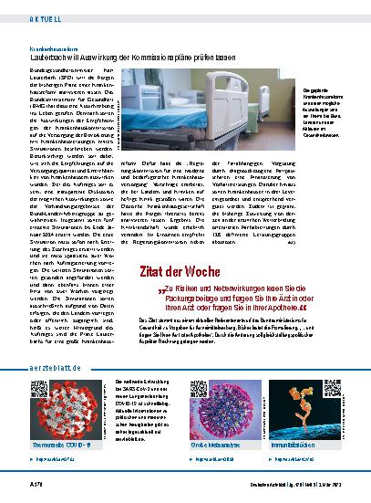Vorschauseite 1: Ärzteblatt. de