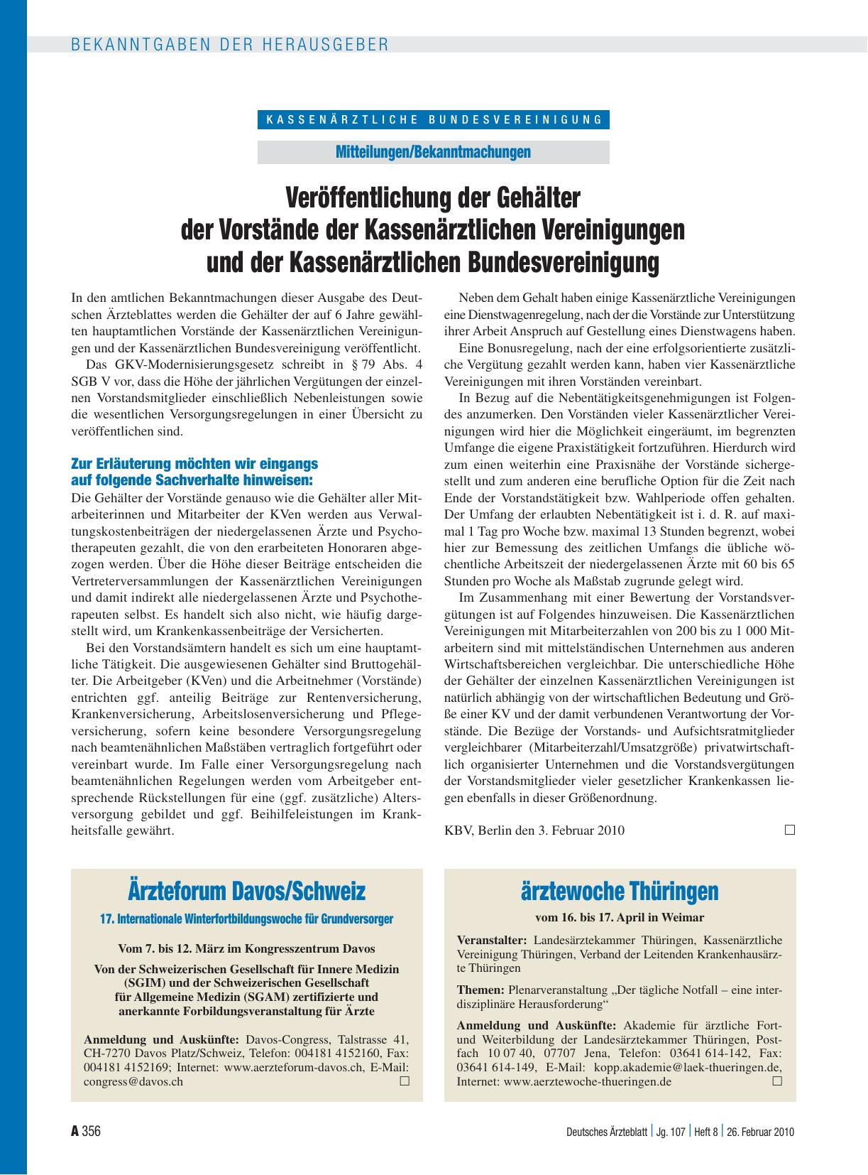 Vorschauseite 1: ärztewoche Thüringen: vom 16. bis 17. April in Weimar