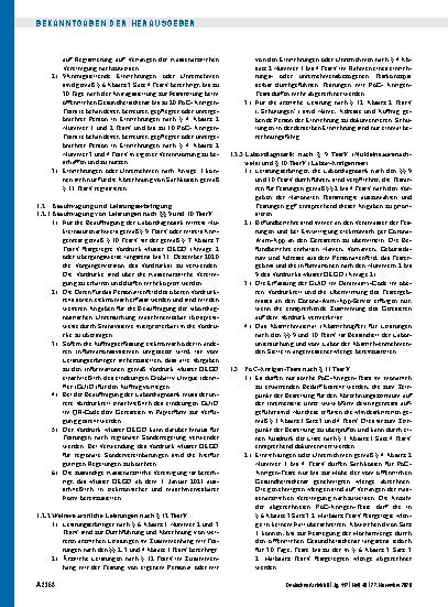 Vorschauseite 2: Vorgaben der Kassenärztlichen Bundesvereinigung für die Leistungserbringer zur Coronavirus-Testverordnung vom 14. Oktober 2020 (Vorgaben KBV-LE) gemäß § 7 Absatz 6 und 7 der Veror…