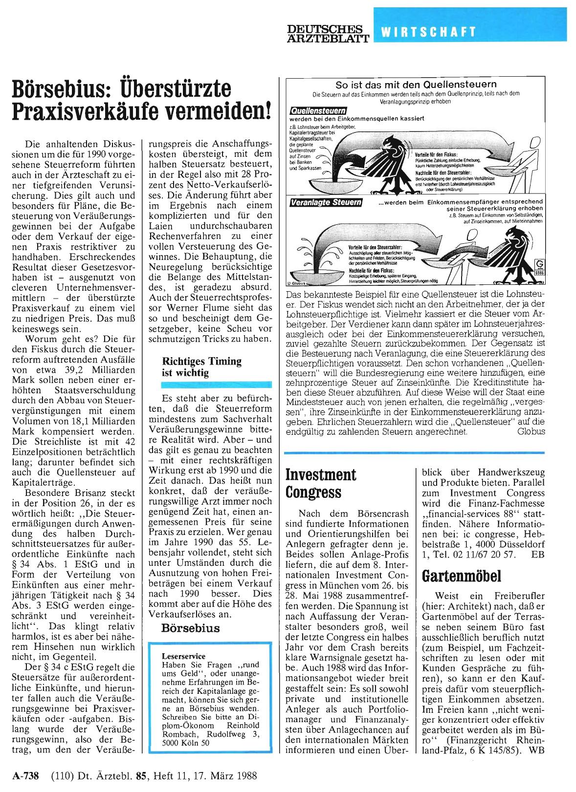 Vorschauseite 1: Investment Congress