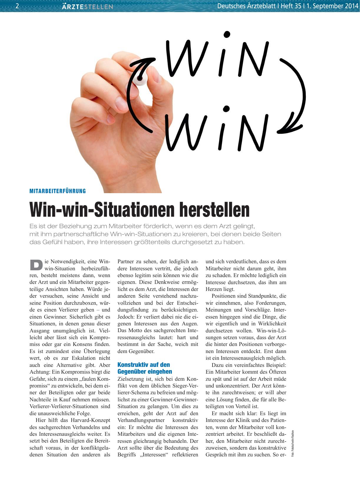 Vorschauseite 1: Mitarbeiterführung: Win-win-Situationen herstellen