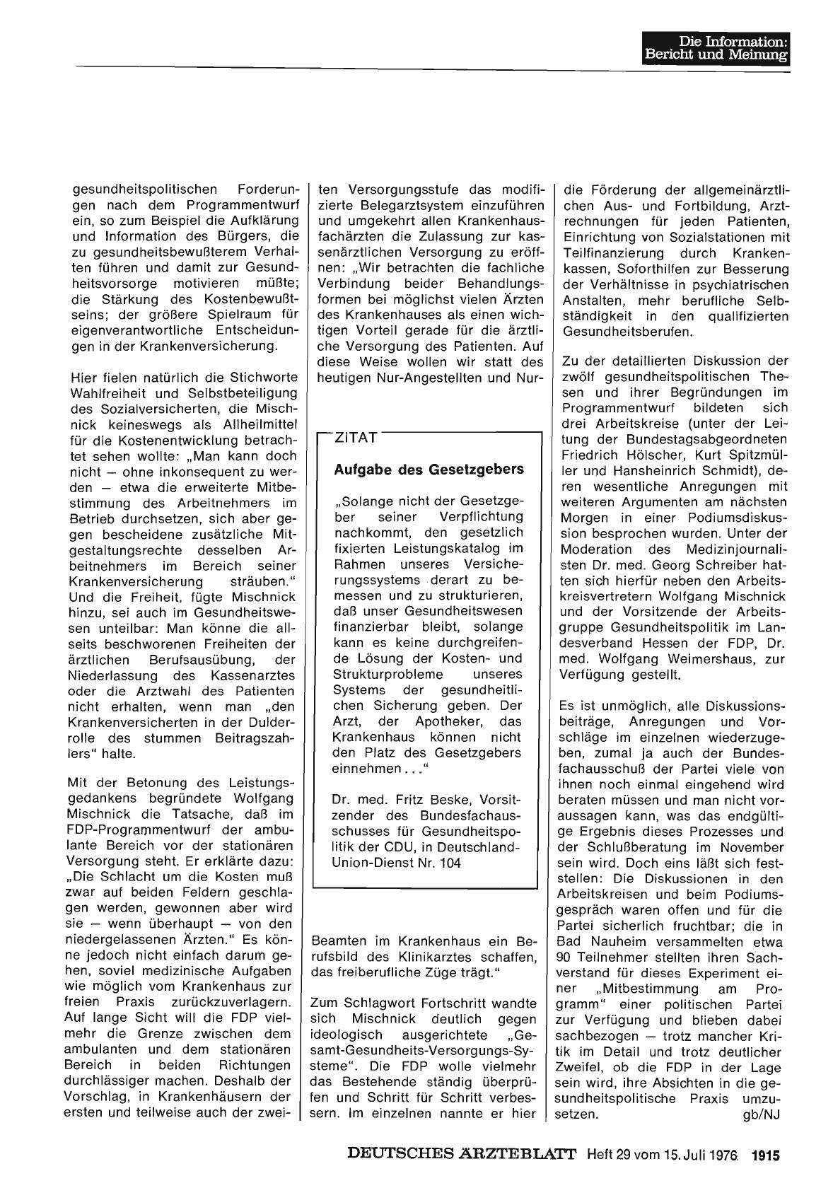 Vorschauseite 1: Aufgabe des Gesetzgebers