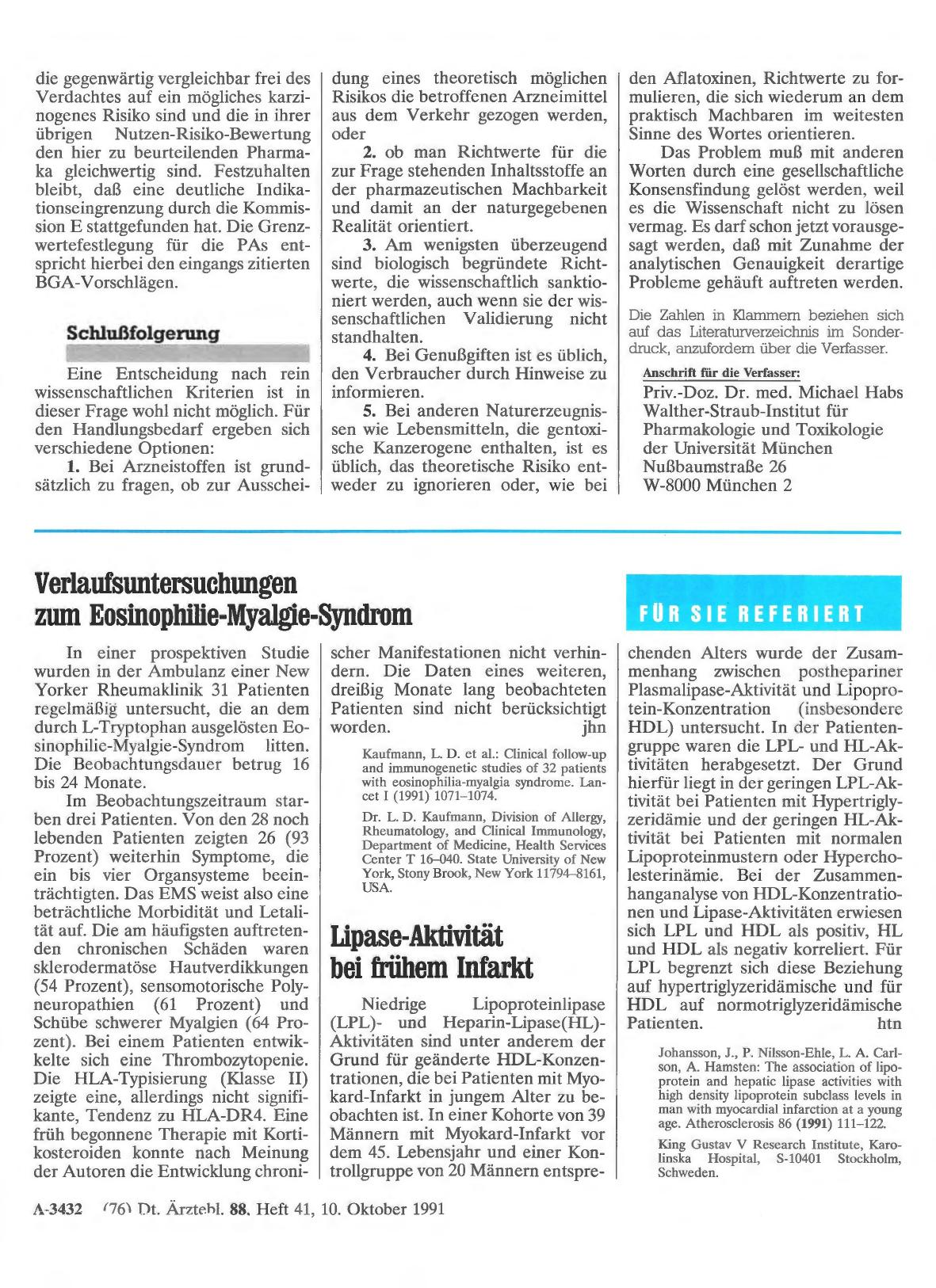 Vorschauseite 1: Lipase-Aktivität bei frühem Infarkt