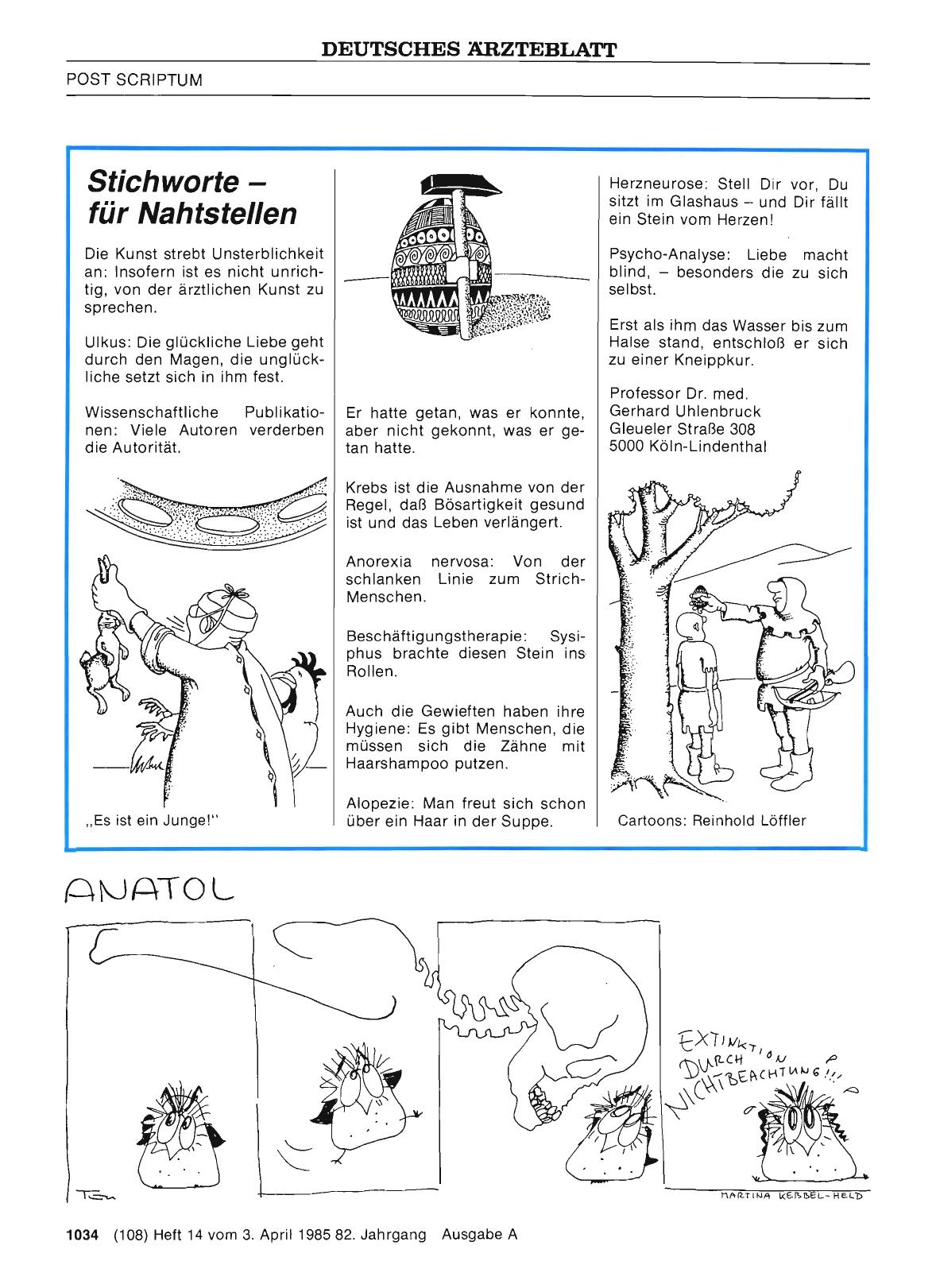 Vorschauseite 1: Stichworte - für Nahtstellen