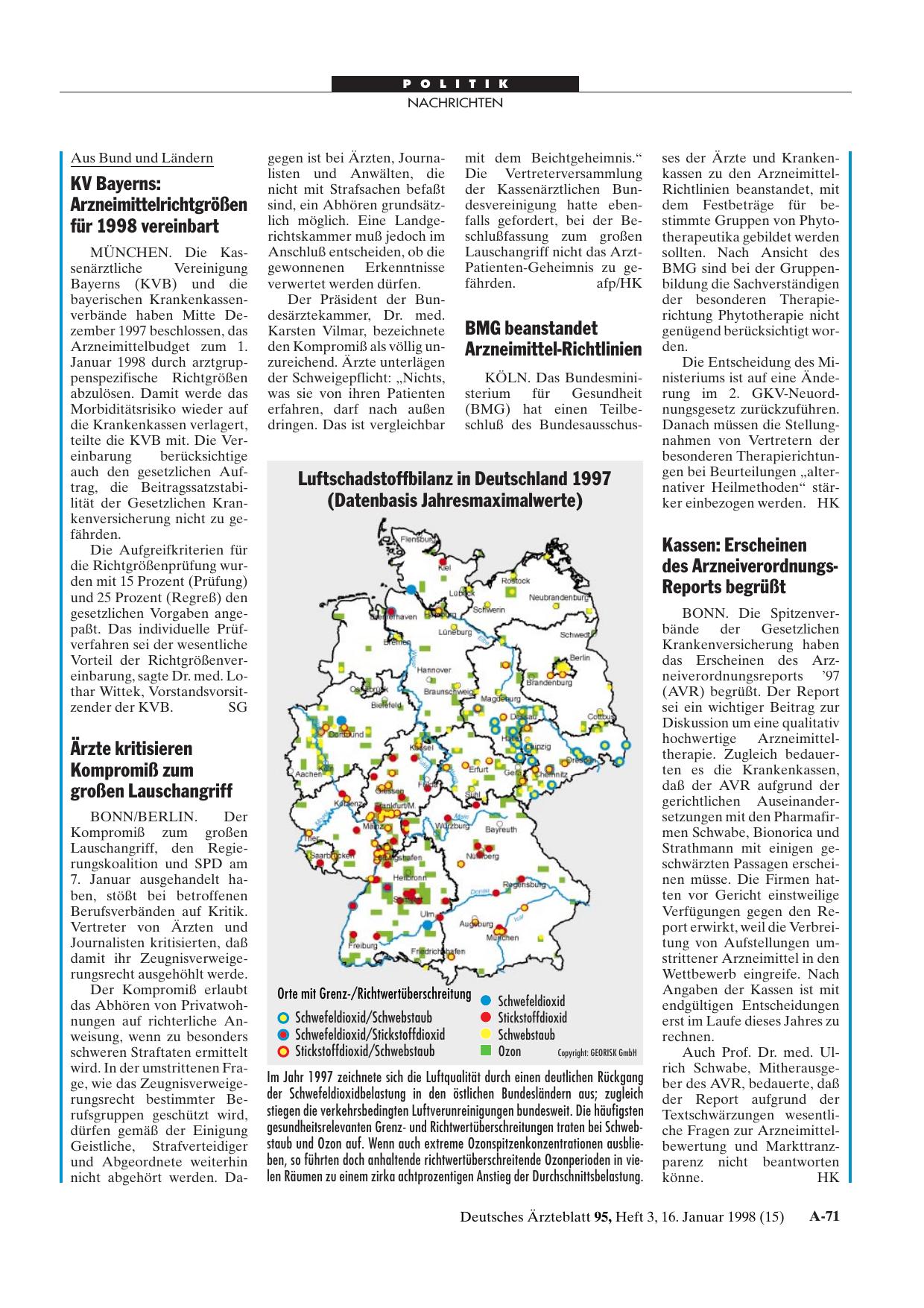 Vorschauseite 1: Kassen: Erscheinen des Arzneiverordnungs-Reports begrüßt