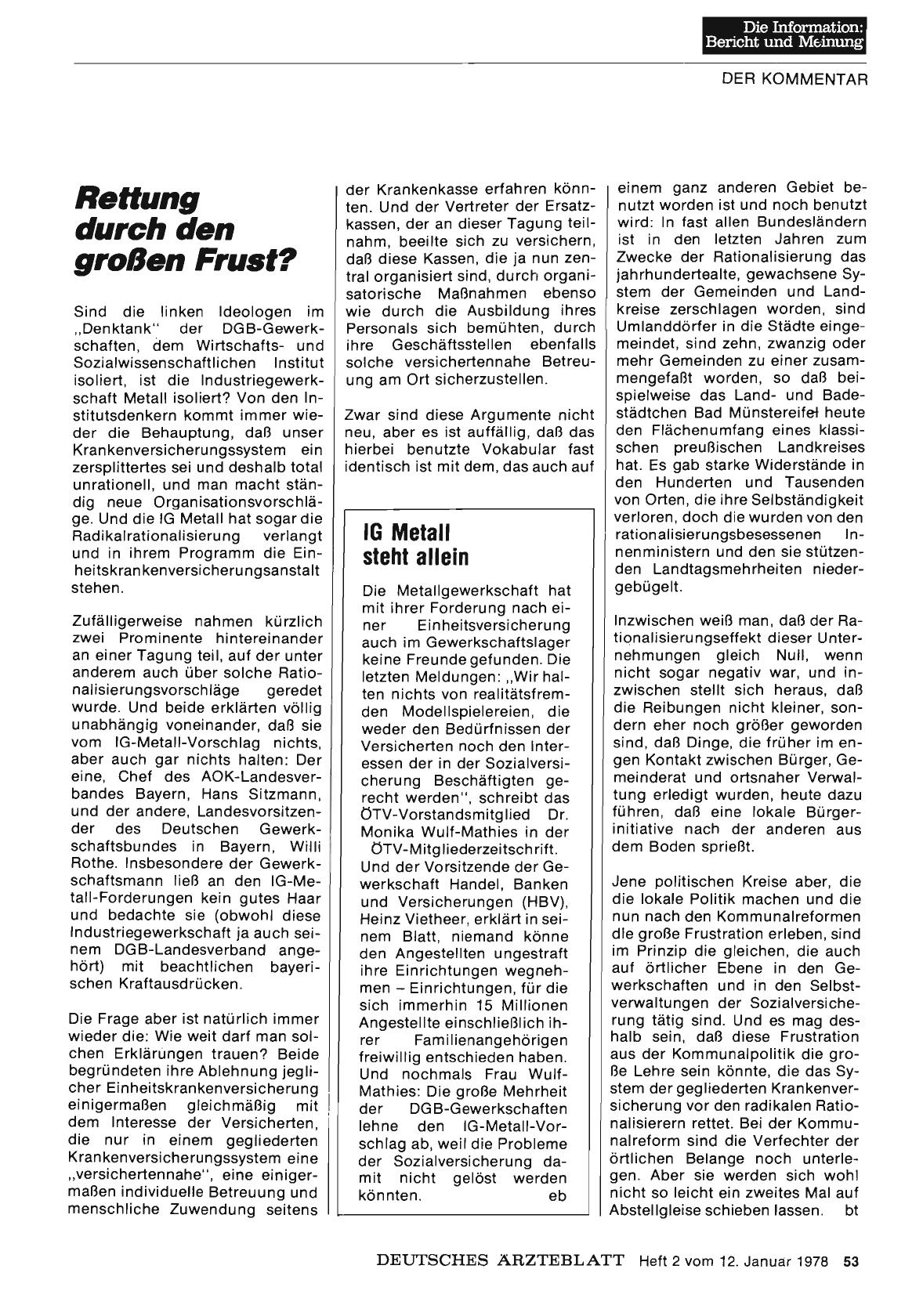 Vorschauseite 1: Rettung durch den großen Frust?