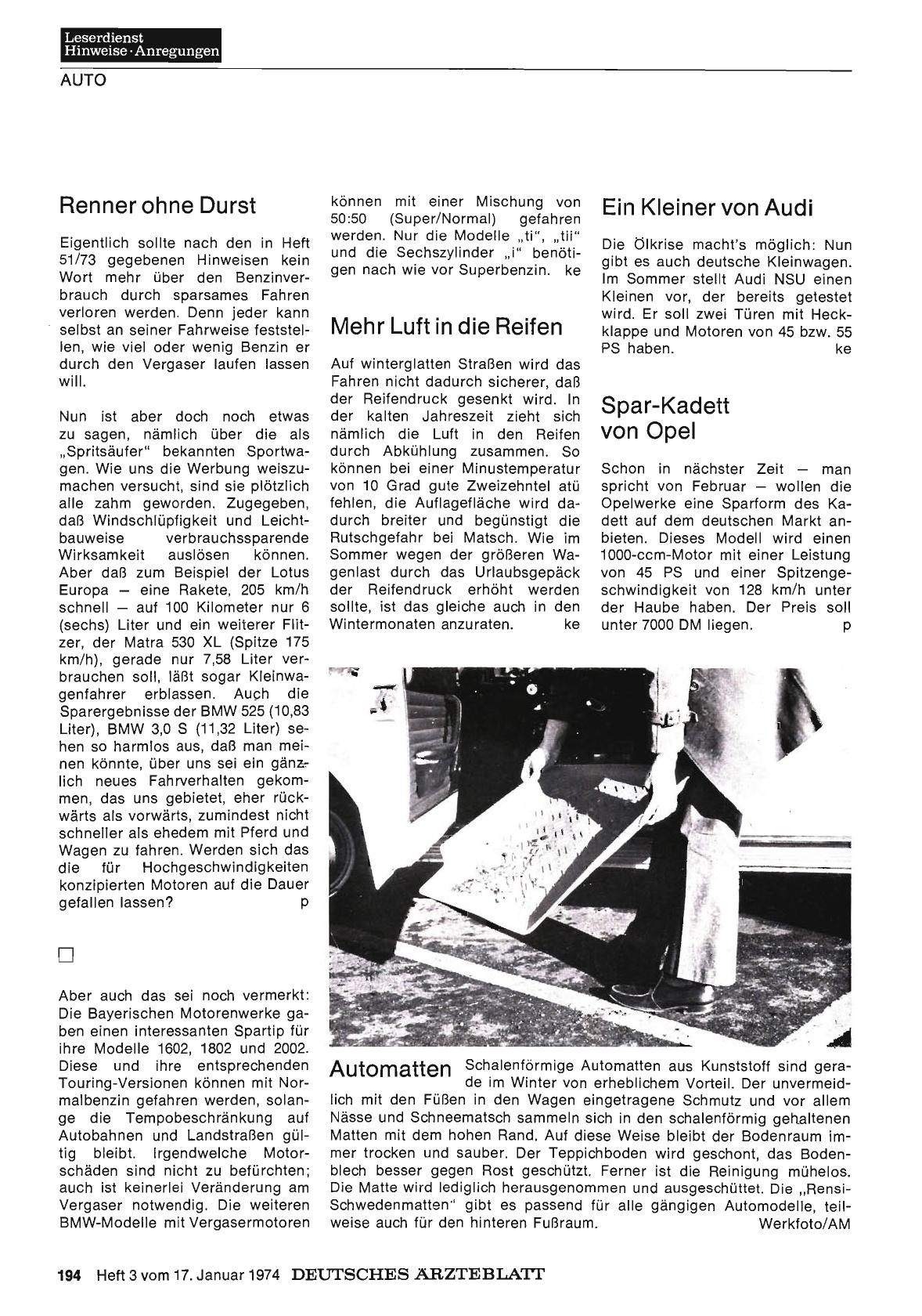 Vorschauseite 1: Spar-Kadett von Opel