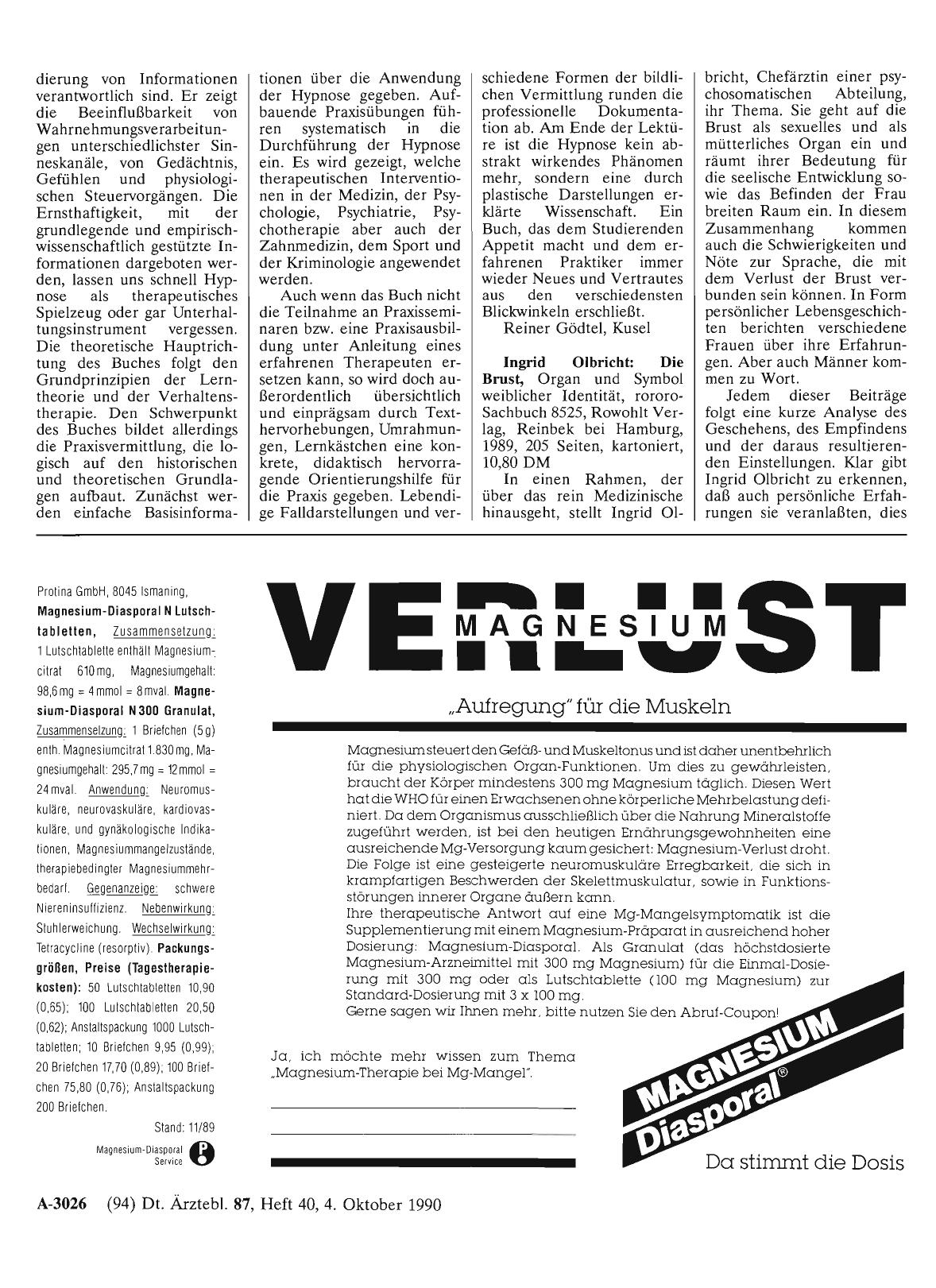 Vorschauseite 1: Ingrid Olbricht: Die Brust