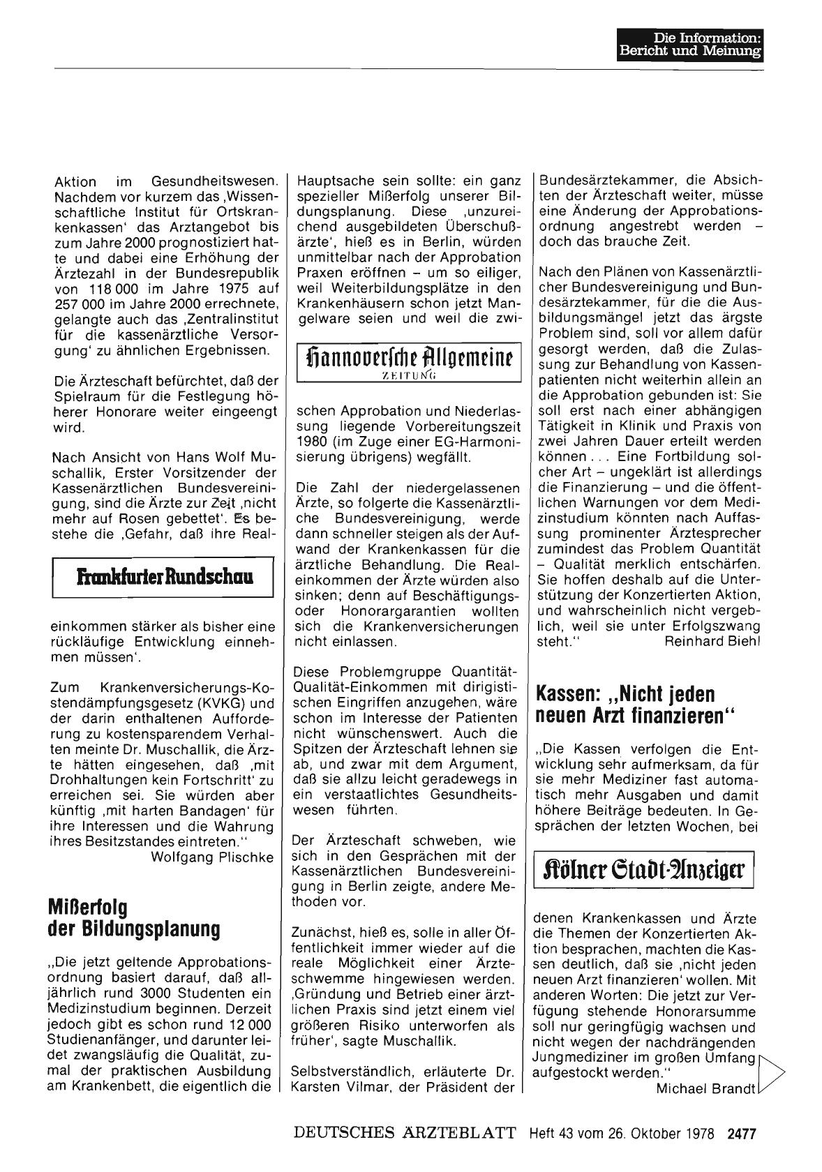 Vorschauseite 1: Mißerfolg der Bildungsplanung