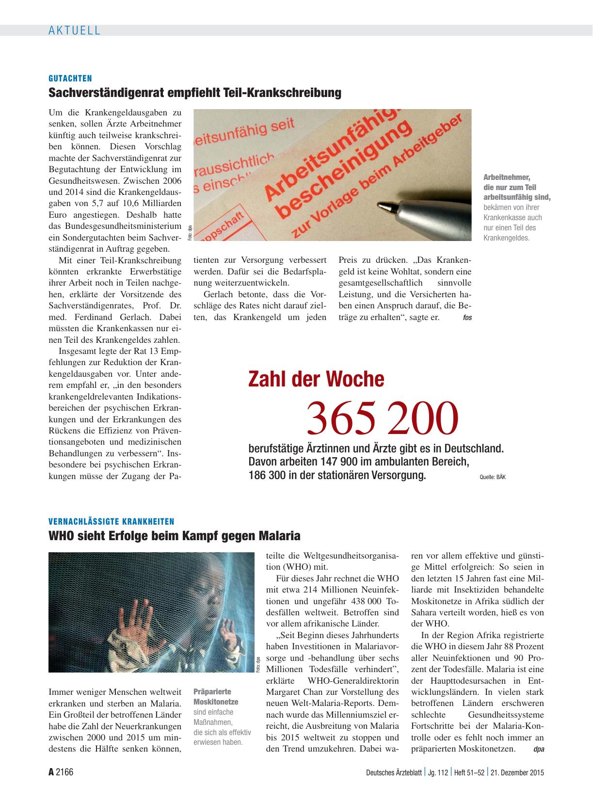 Vorschauseite 1: Zahl der Woche 365 200