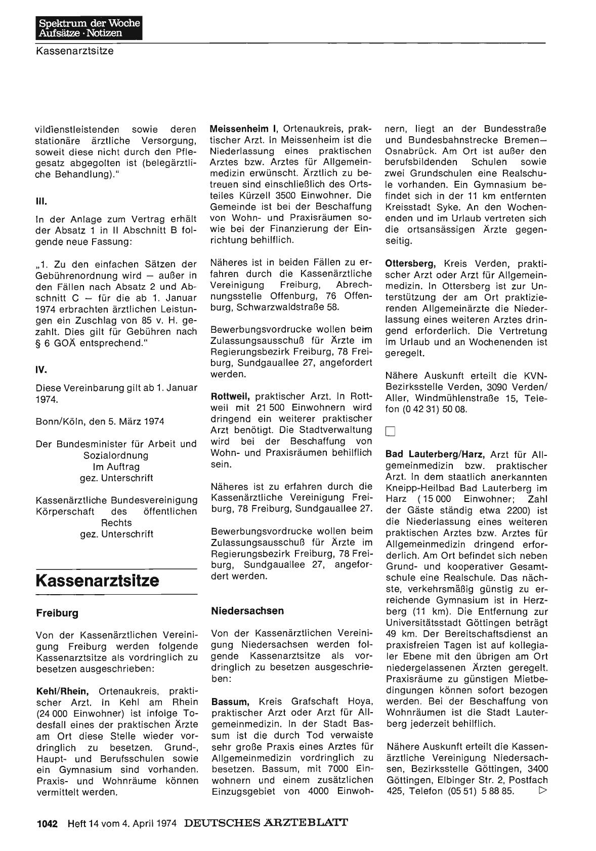 Vorschauseite 1: Kassenarztsitze