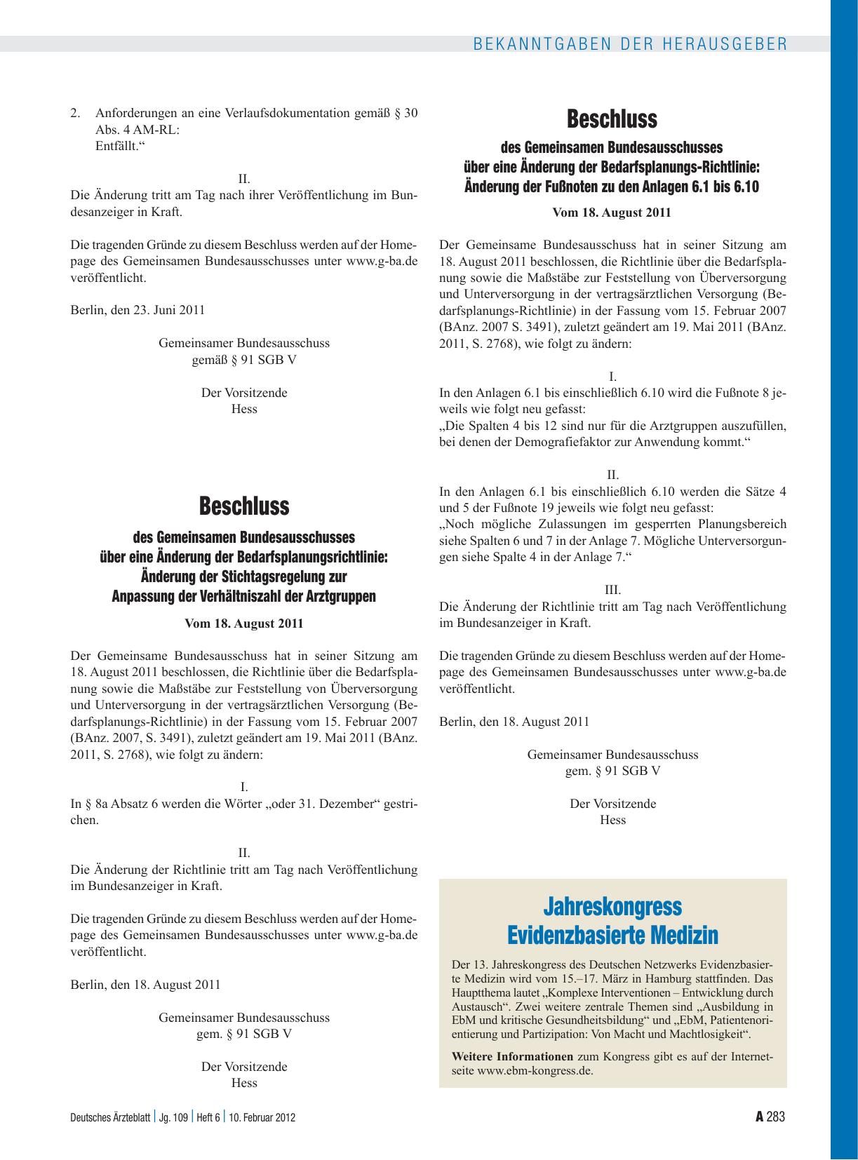 Vorschauseite 1: Jahreskongress Evidenzbasierte Medizin