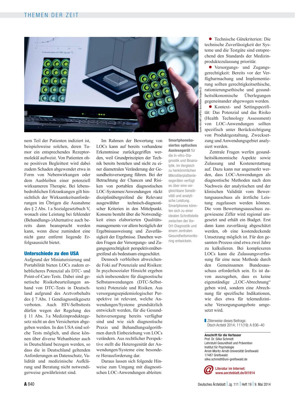 Vorschauseite 4: Portable Lab-on-a-chip-Systeme: Hip oder Hype?