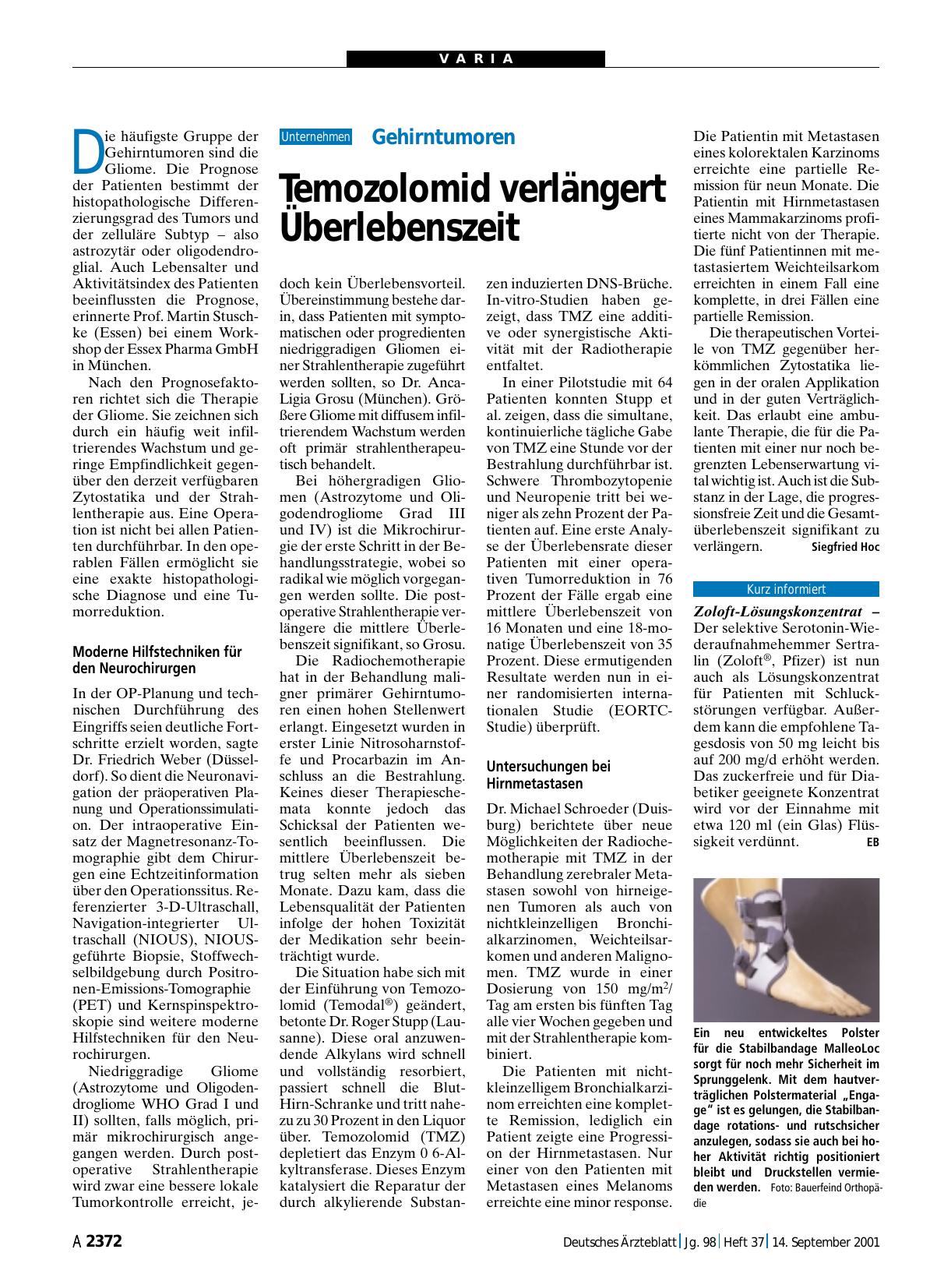 Vorschauseite 1: Zoloft-Lösungskonzentrat