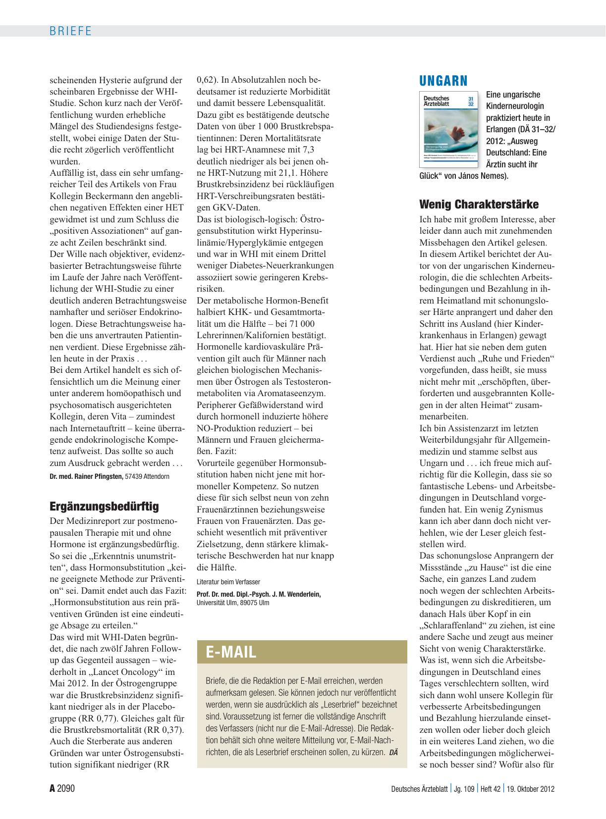 Vorschauseite 1: Ungarn: Wenig Charakterstärke