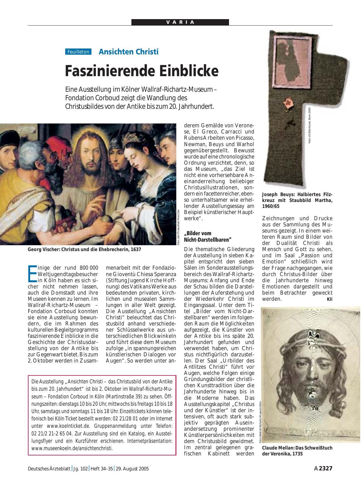 Vorschauseite 1: Ansichten Christi: Faszinierende Einblicke